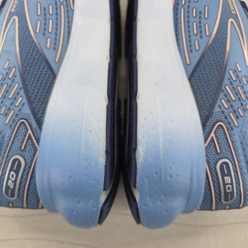 Brooks Womens Glycerin 20 Blue Running Sneakers Shoes 1203691B478 Sz 10.5 B - Picture 8 of 13